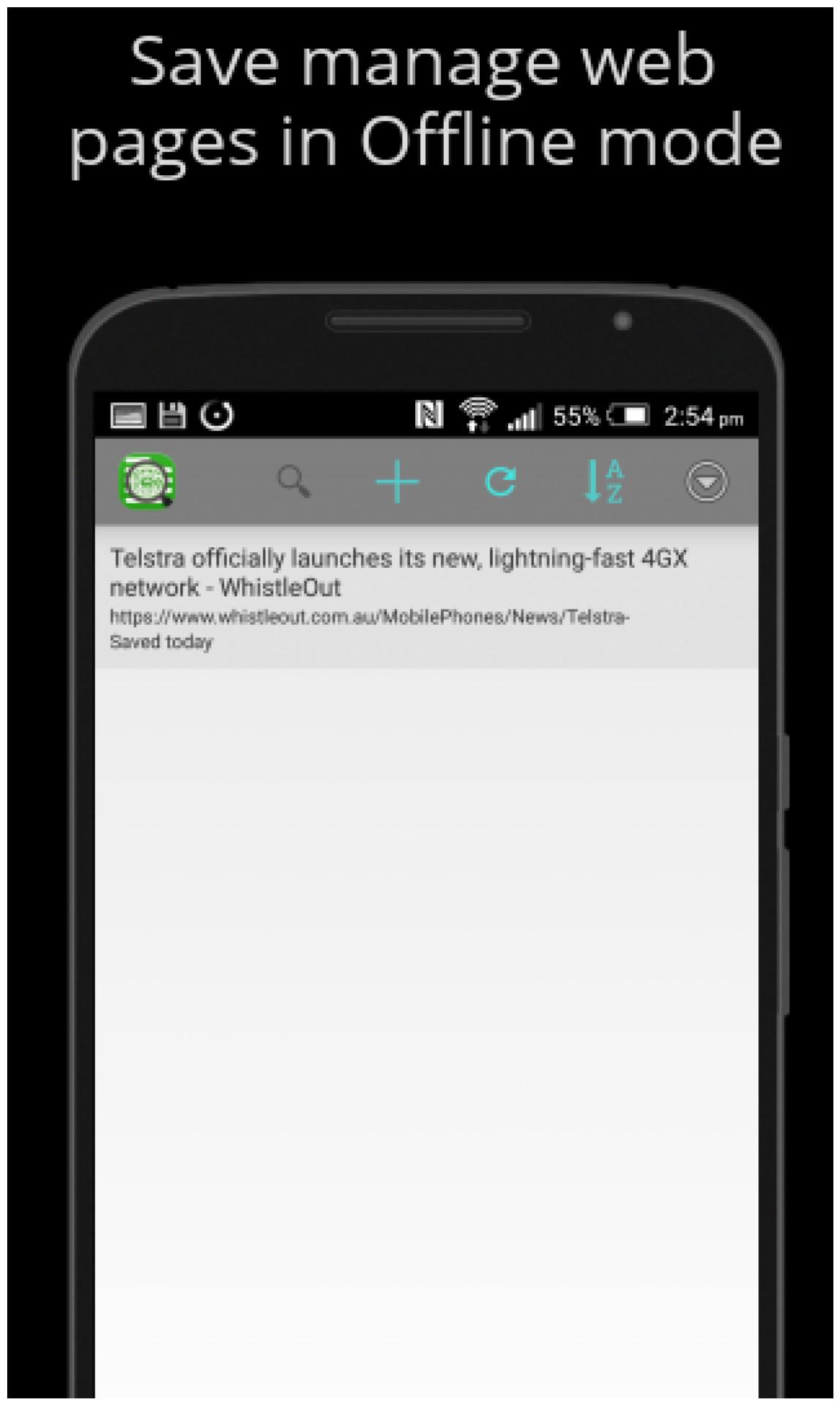 Android application Dee Browser screenshort