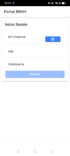 Android application DevoxRRHH screenshort