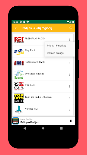 Radio Lithuania + Radio Online Screen 2