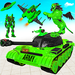 Cover Image of डाउनलोड फ्लाइंग टैंक रोबोट लायन गेम 10.4.3 APK