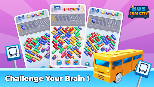 Screenshot of Bus Jam: Rescue Car Parking