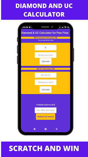 Free Diamonds for FF Scratch and win