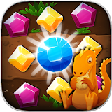 Jewels Jam: Puzzle World Dino icon