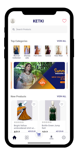 Android application ClosetbyKetki screenshort