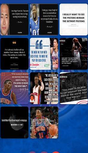 Android application Detroit Pistons Wallpaper screenshort