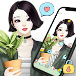 Cover Image of Download Sweet Lovely Matil Girl Theme 1.1.3 APK
