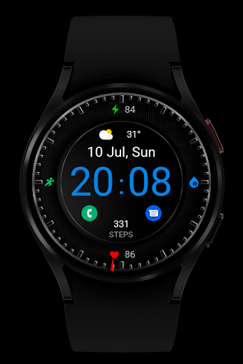 Carbo Watch Face Wear OS Screen 3