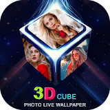 3D Photo Cube Live Wallpaper - 3D Multi Cube Photo icon