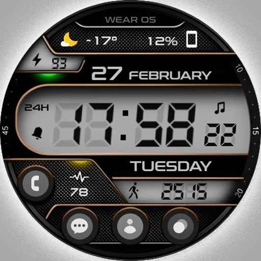 VVA67 Electronic Watch face logo