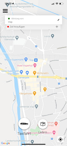 App Taxi BVZ Screenshot