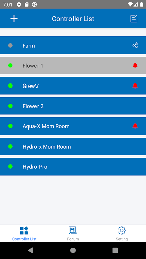 Android application TM+ screenshort