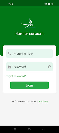 Android application Hamra Kisan screenshort