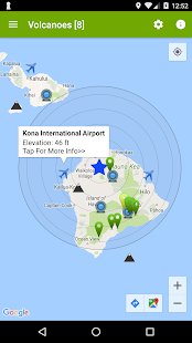 Volcanes: mapa, alertas y nube Screenshot