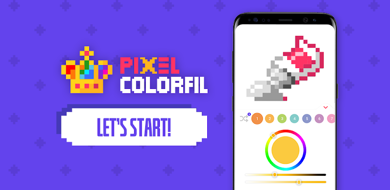 Pixel ColorFil: Color by Number Free Coloring Book