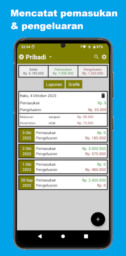 Android application Catatan Keuangan Ku screenshort