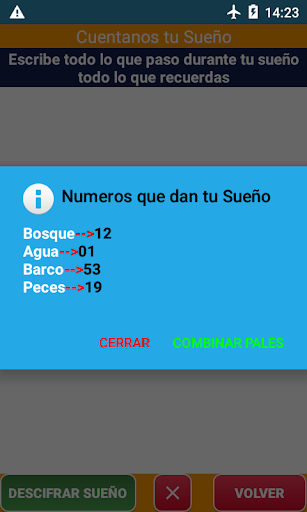 Numeros que dan los Sueños