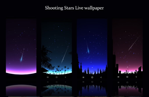 Android application Shooting Stars Live Wallpaper screenshort