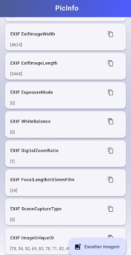PicInfo - Info de imagens