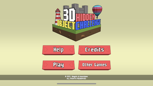 Android application 3D Hidden Object Challenge screenshort