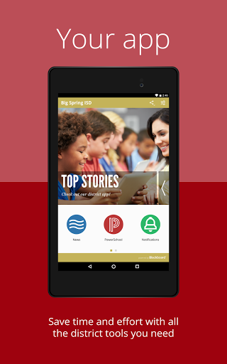 Android application Big Spring ISD screenshort