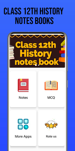 Android application Class 12th History Notes books screenshort