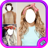 Girl Hair Band Montage Photo Editor icon