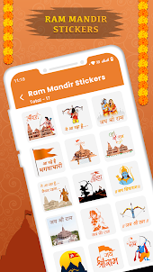 Ram Mandir Stickers WAStickers