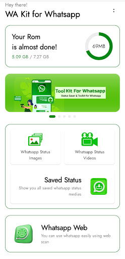 Android application Wa Status Saver & Deleted Chat screenshort