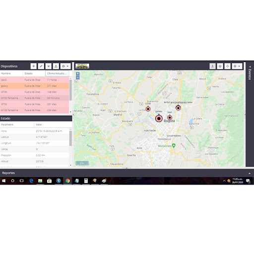 Multicat S.A GPS Screen 2