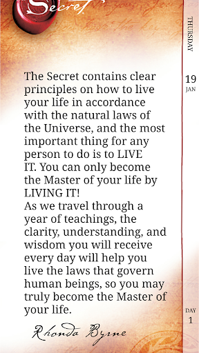 The Secret Daily Teachings Screen 2
