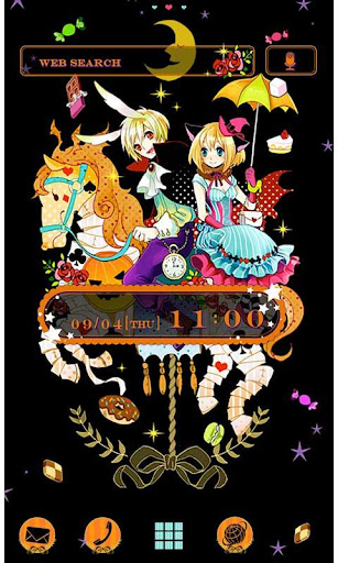 Android application Alice's Halloween Wallpaper screenshort