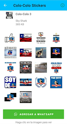 Colo-Colo Stickers Screen 3