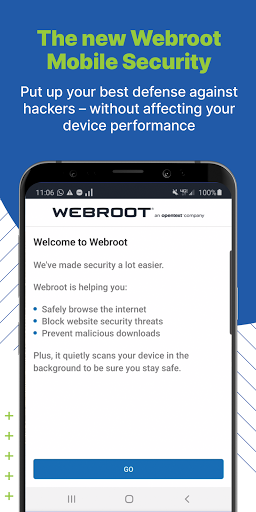 Webrootu00ae Mobile Security 6.7.0 screenshots 1