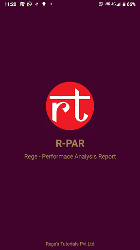 Android application R-PAR (Rege Dixit Sci. Academy screenshort