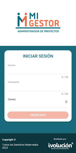 Android application Mi Gestor screenshort