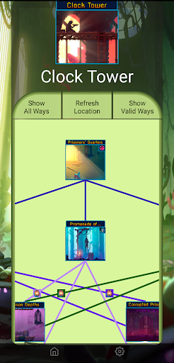 Dead Cells Guide Map