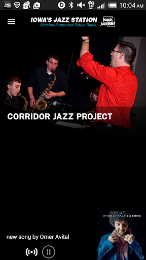 Android application Jazz 88.3 KCCK screenshort