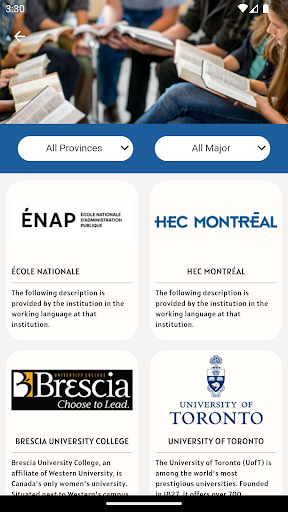 College Canada Screen 2