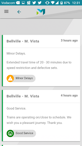 GoMetro for Metrorail