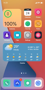 Phone 13 Launcher, OS 15 for pc screenshots 2