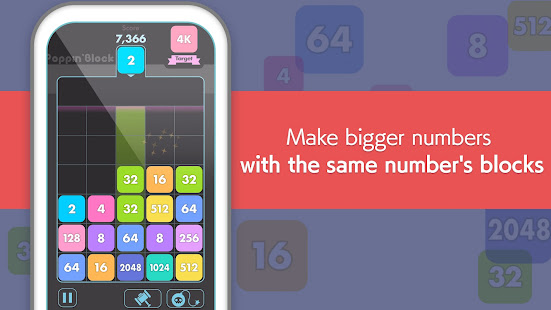 Number drops with 2048 puzzle 1.3.3 screenshots 7