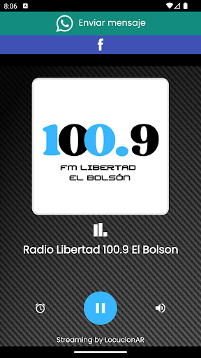 Android application Radio Libertad 100.9 El Bolson screenshort