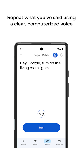 Screenshot of Project Relate