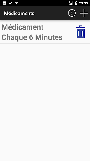 Aperçu de l'application