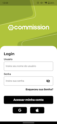 Android application Ecommission screenshort