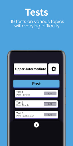 CapyEnglish - Grammar Test Screen 2