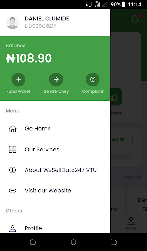 WeSellData247 VTU Screen 3