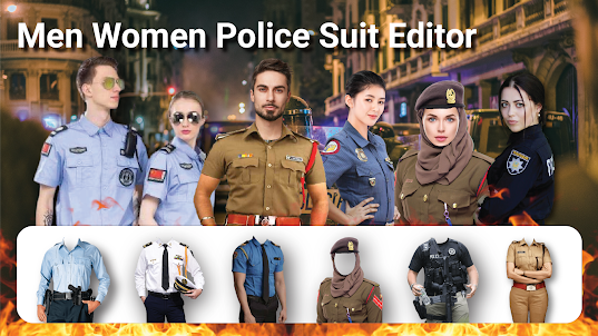 Men Woman Police Suit Editor