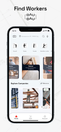 Android application BauBau screenshort
