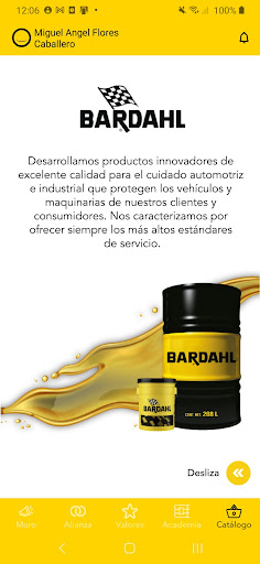Android application Bardahl Te Conecta screenshort